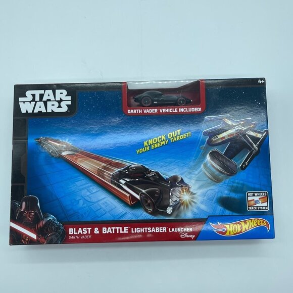 Star Wars Blast and Battle Lightsaber Launcher Darth Vader Car Toy - Picture 11 of 11